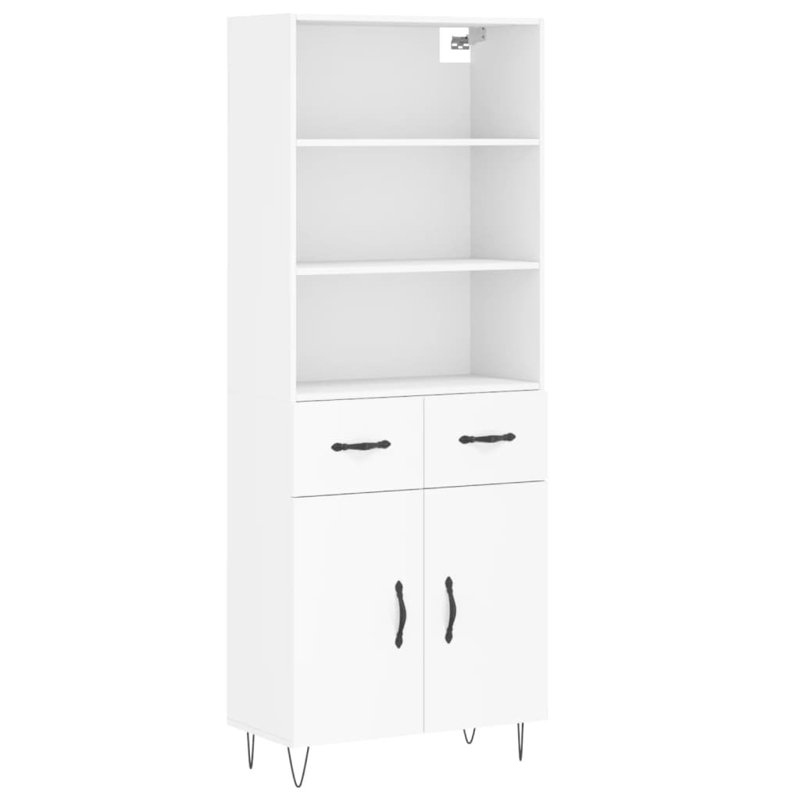 Mellery 69.5 Wide, White