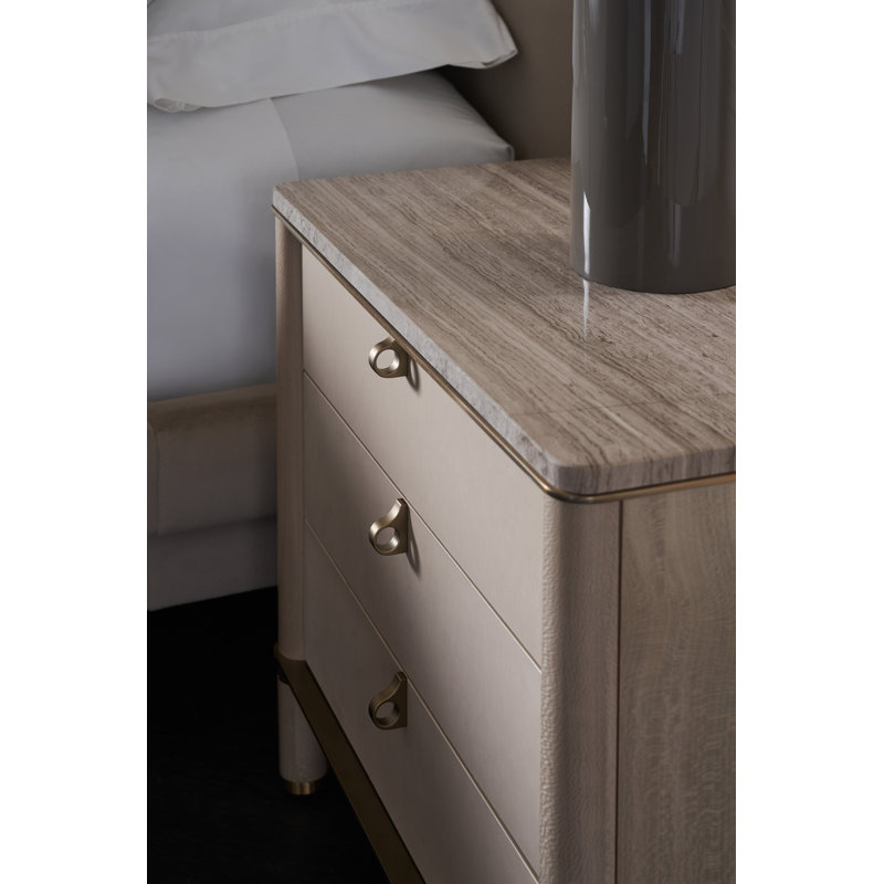 Balance 3 - Drawer Solid Wood Nightstand