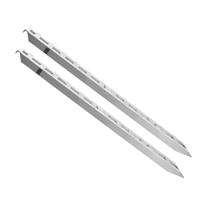 72 po x 15 po Rampes en aluminium capacité de 6000 LBS Rampes de chargement 2PCS