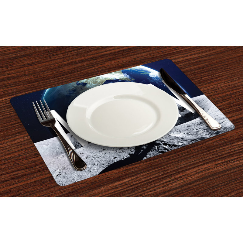 Polyester Abstract Rectangle Placemat