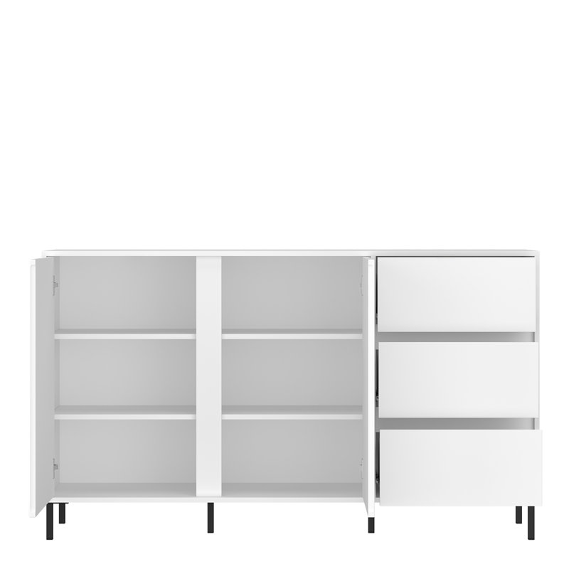 Berislava 157.8cm Sideboard, Alpine White High Gloss
