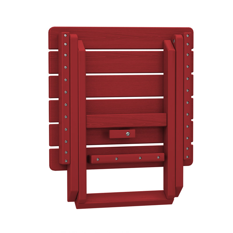 Table d'appoint Kahn, Rouge foncé