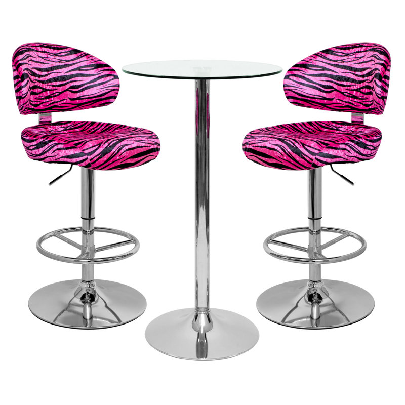 Ruhlman Glass Dining Set, Plum