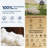 Gel Memory Foam Plush Queen Mattress with Wool Topper -2060729706-2062877077