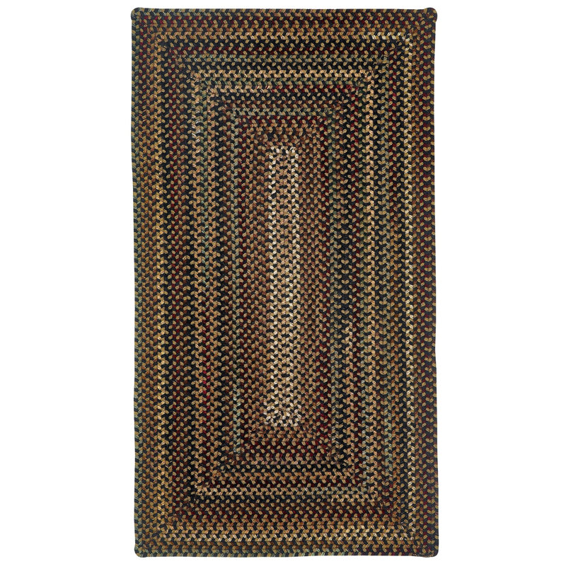 Fort Lupton Wool Indoor Rug, Concentric Rectangle 3' x 5'