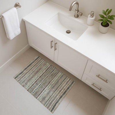 Premium Machine Washable Marasco AMF1625 Stripes Rug