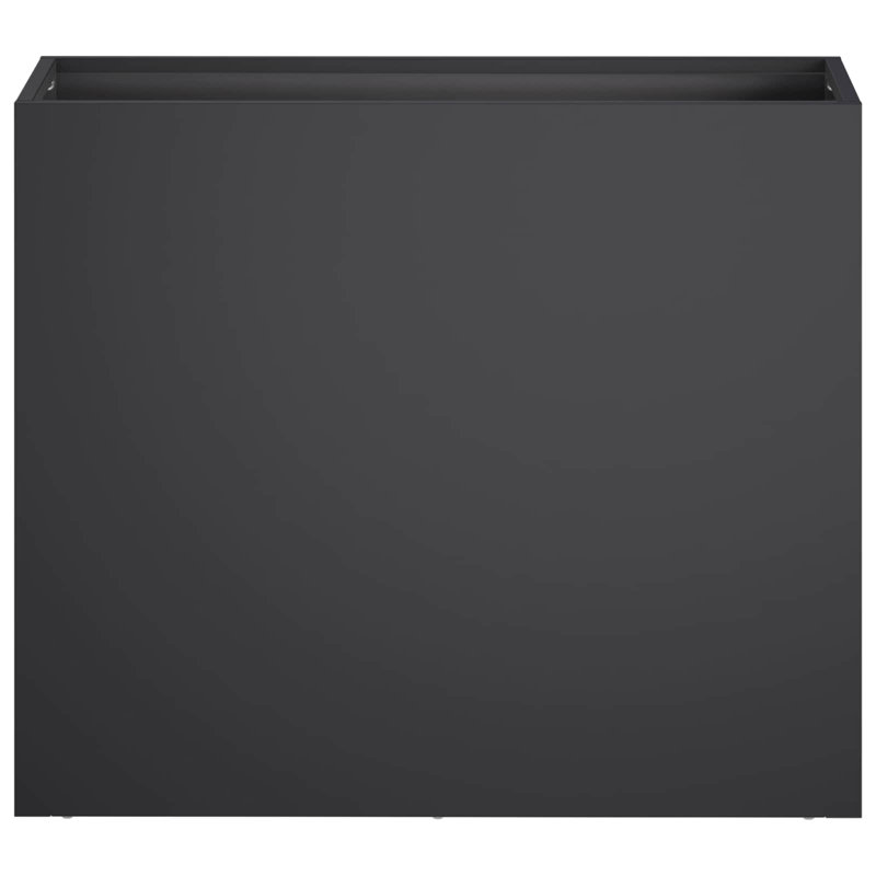 Planter, 40cm H x 50cm W x 20cm D, Black, 1