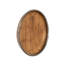 Teak Wood Bowl Wall Art, Metallurgy Edge-1478897029
