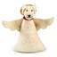Handmade Felt Dog Angel Tree Topper