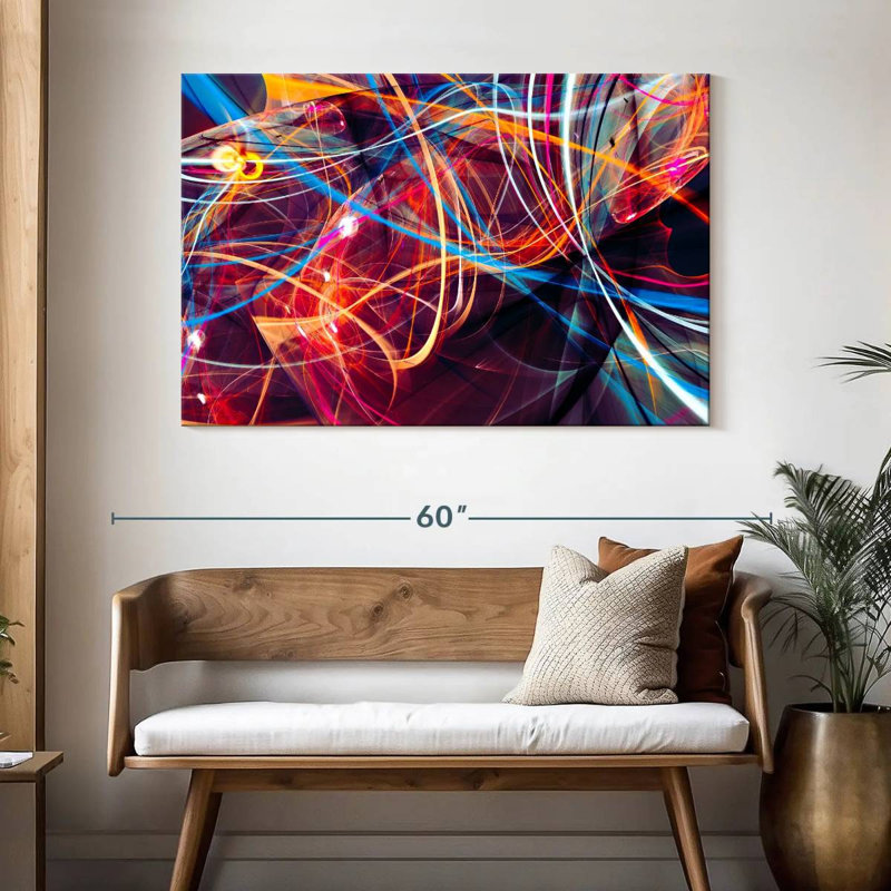 Avery Neon Light Streams, 32" H x 48" W