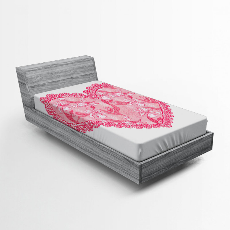 Microfiber Patterned Fitted Sheet, Twin XL Fitted Sheet