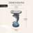 Gray Dolphin Pedestal Side Table