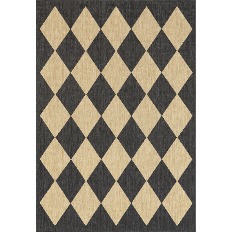 Tapis intérieur / extérieur Sabina Sabina, Rectangle 9 pi 6 po x 12 pi