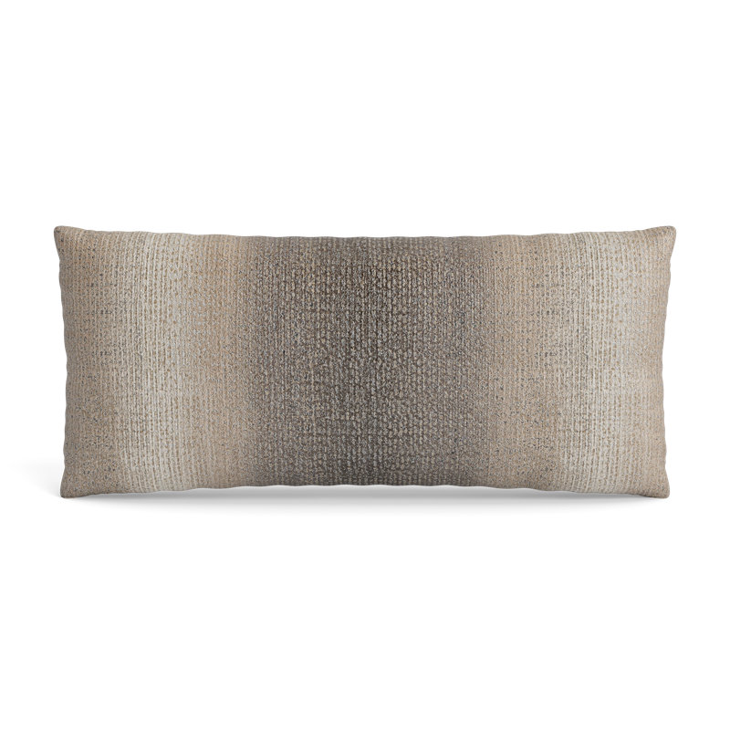 Anguilla Lumbar Pillow Cover & Insert,  Pumice