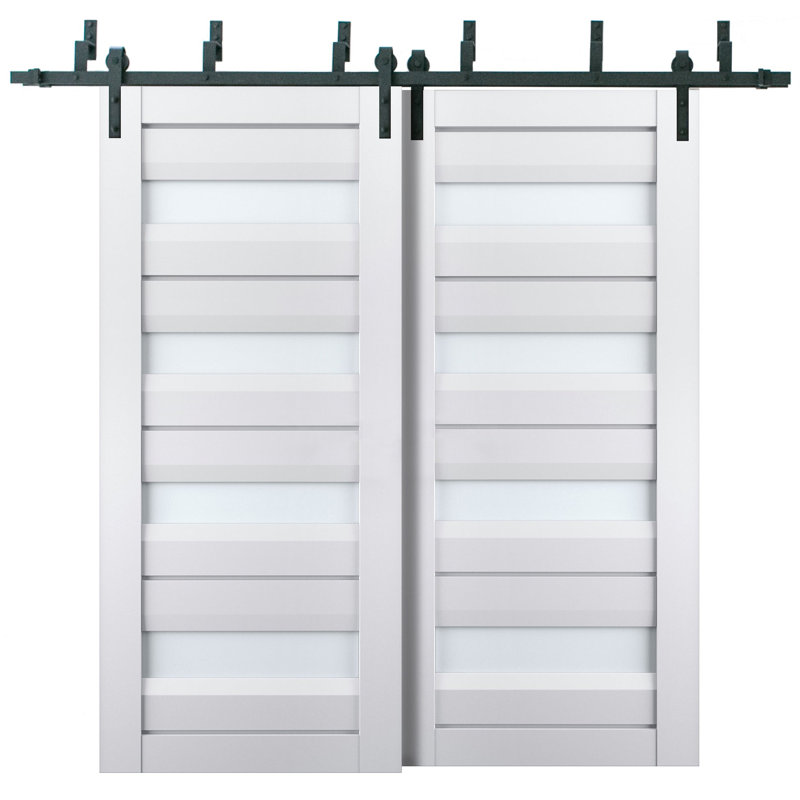 Portes de placard Veregio, 79,5 po x 17 po, Blanc