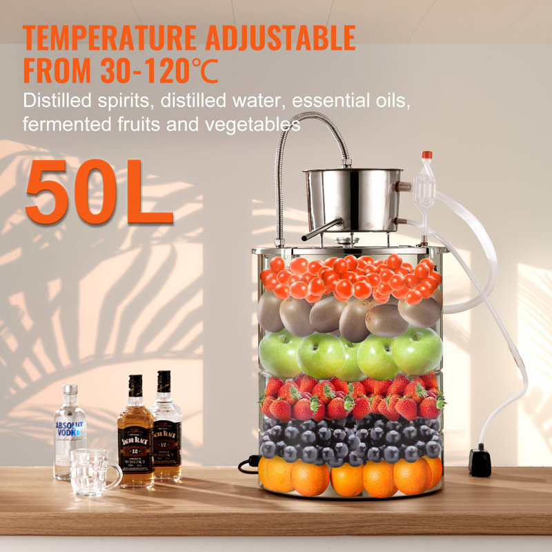 Distillateur d'alcool 15 gallons 50 litres VEVOR