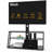 Tv Stand With Black Glass For 32 - 65 Inch Tvs And Enhanced Viewing Experience Adjustable Angles Optimal