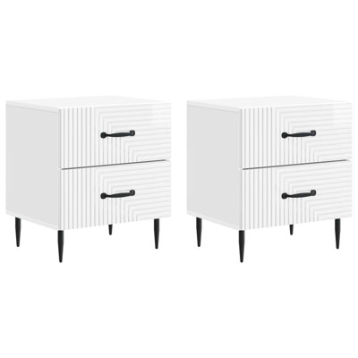 43cm W Manufactured Wood Bedside Table