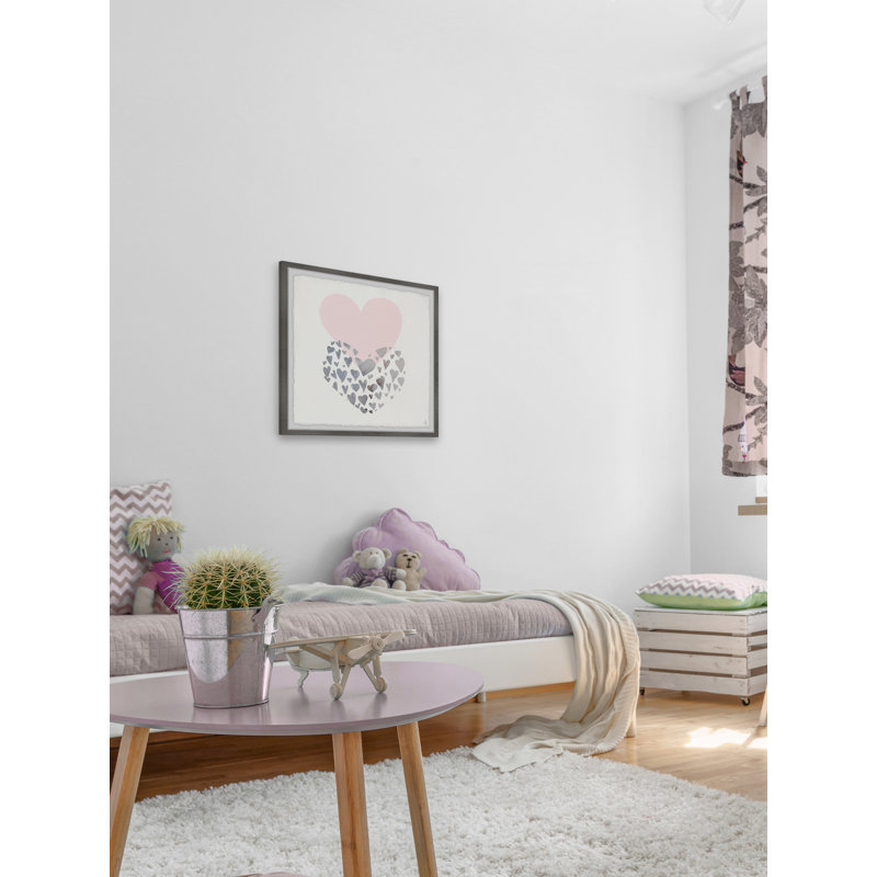 Dickinson Dickinson Heart To Heart - Single Picture Frame Print, 41cm H x 41cm W