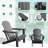 Outdoor Folding Adirondack Chairs Set Of 2-1530410617