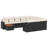 Vidaxl Garden Sofa Set Black, Cream White