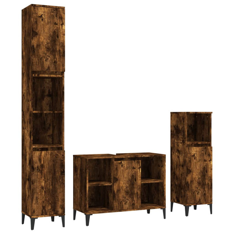 Drumcullen Bathroom Furniture Suite, Smoked Oak