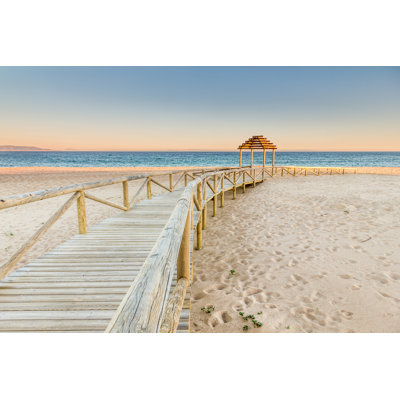 " Wooden Boardwalk To The Beach "