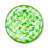 Green Marble Check Melamine Dinner Plates-128182534