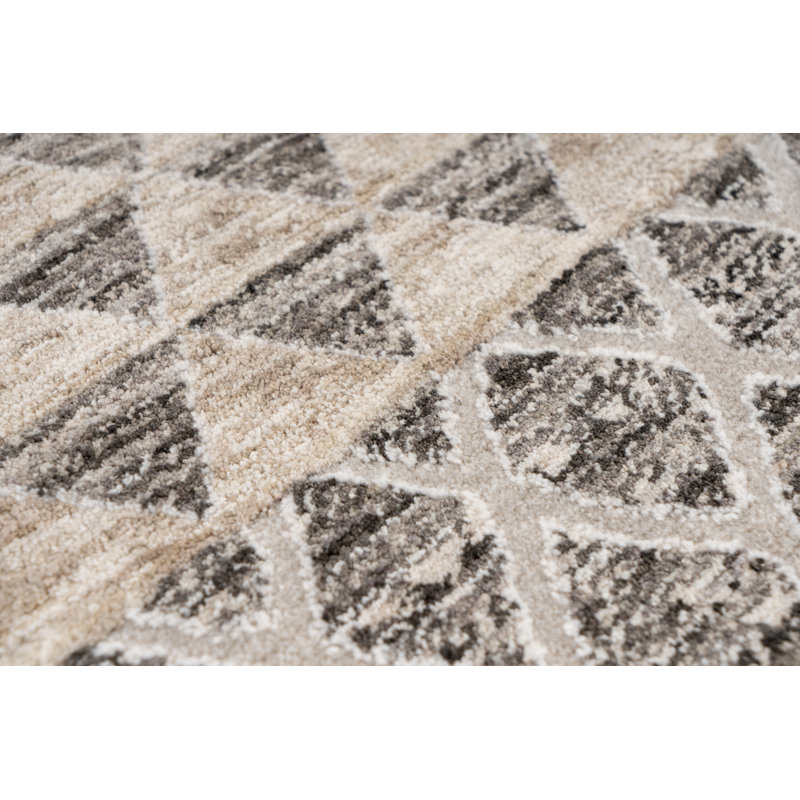 Andeana Chequered Area Rug, Rectangle 80 x 150cm