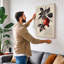 Pomegranate Branch Japandi - Wrapped Canvas-510215221-510215229