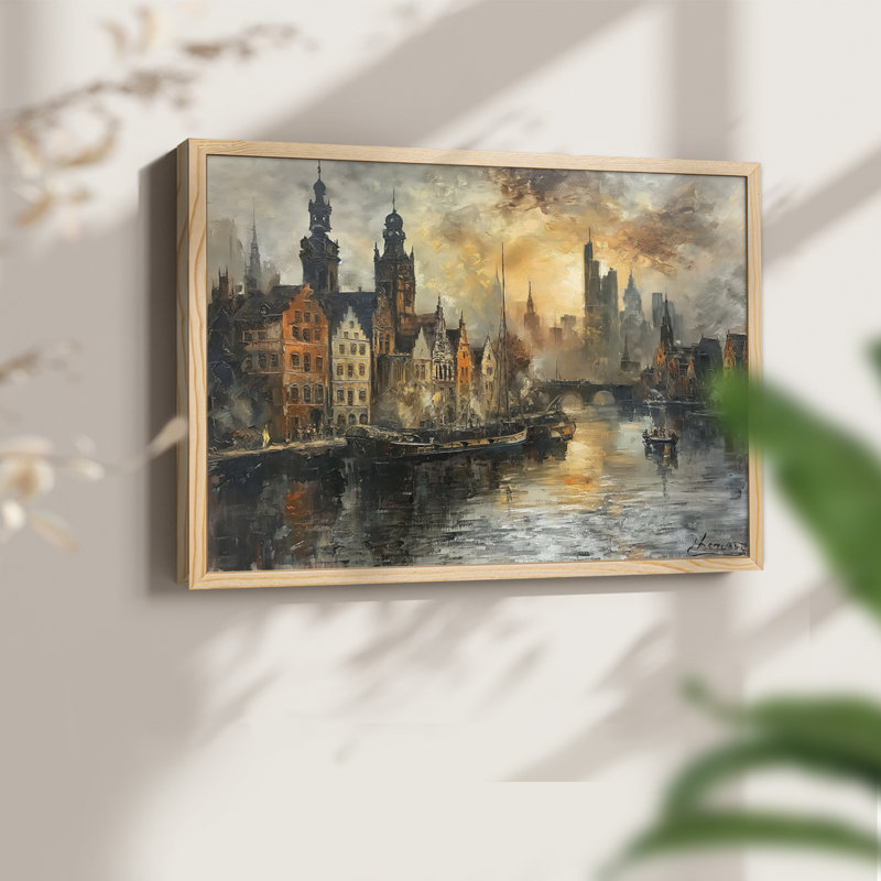 Nautical Series-CCII - Reproduction encadrée - Restickable, Naturel, H 11 po x l 14 po