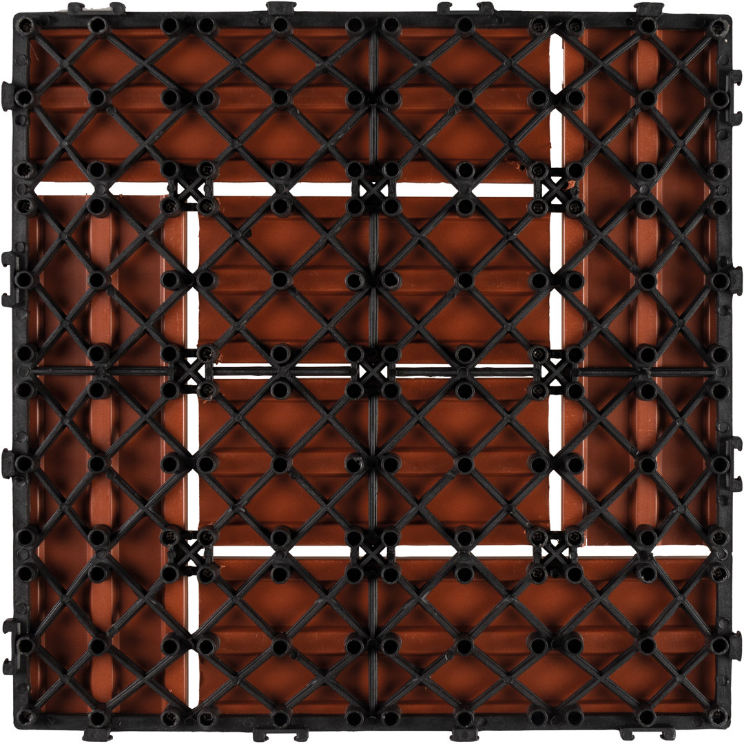 Chantasia 20cm L x 29.5cm W Plastic Interlocking Deck Tile