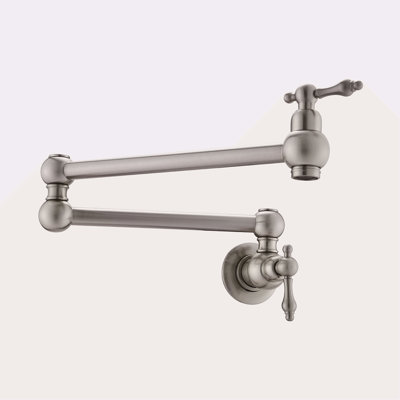 Wall Mount Folding Kitchen Pot Filler Faucet
