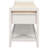 Shoe Rack With Cushioned Seat And Drawers, Multipurpose Entryway Storage Bench (White)-1207148438