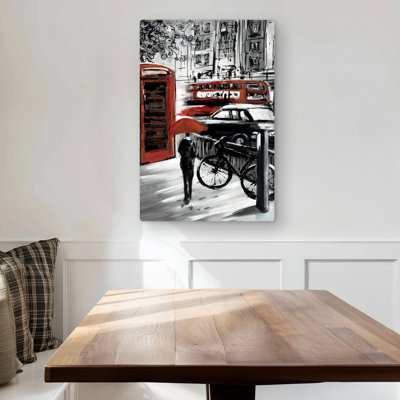 European Street - Contemporary Metal Print for Home Decor