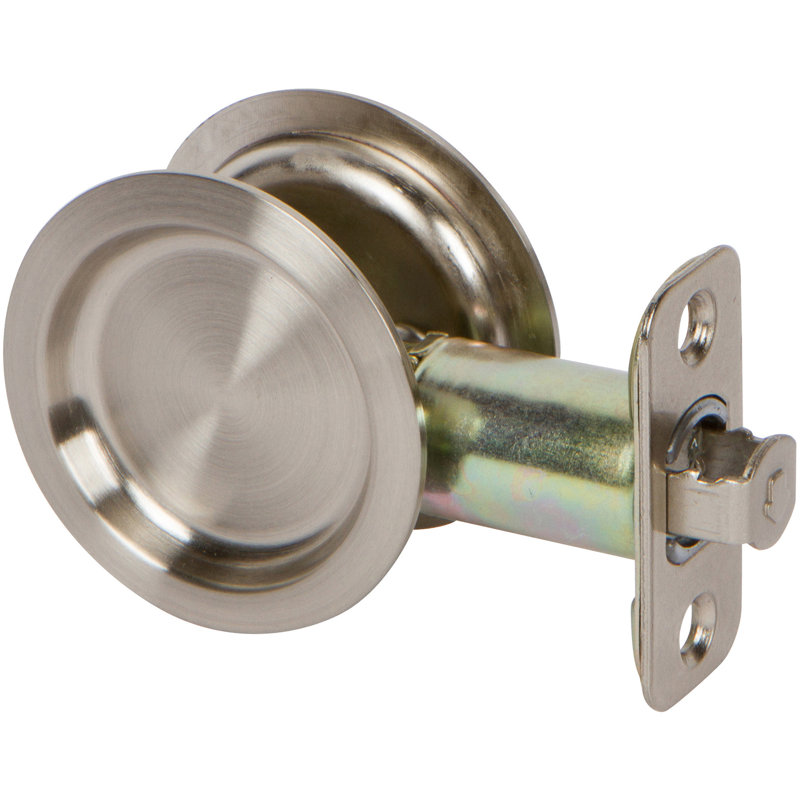 Quincaillerie de porte coulissante encloisonnée, Chrome