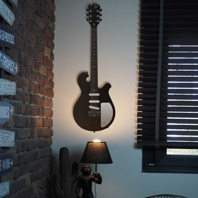 Élégant accessoire mural décoratif en métal, noir, 12,9 po x 39,0 po | Fabrication 100% acier, épaisseur: 0,06 pouce | Léger à 3,7 lb, parfait pour la décoration intérieure moderne et les espaces de bureau, design durable et élégant
