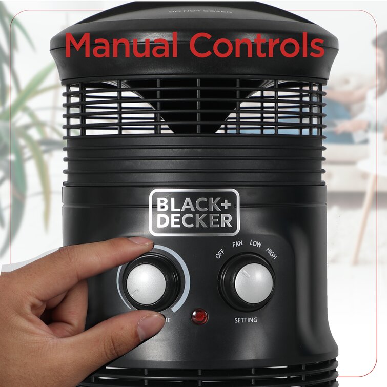 Black + Decker BLACK+DECKER 1500 Watt 5115 BTU Electric Compact