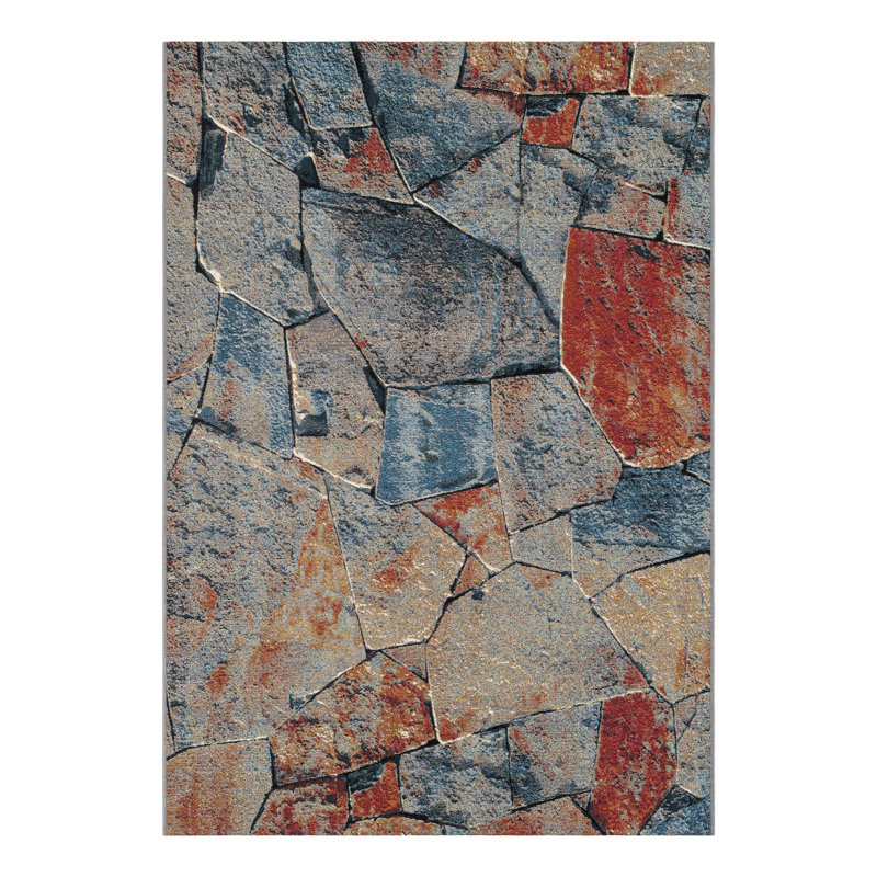 Keazia Indoor/Outdoor Area Rug, Rectangle 5'1" x 8'