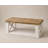 Mercantile 40'' Solid Wood Coffee Table with Shelf (White Combo)