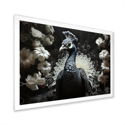 «Mystical Peacock Gaze» sur impression sur toile