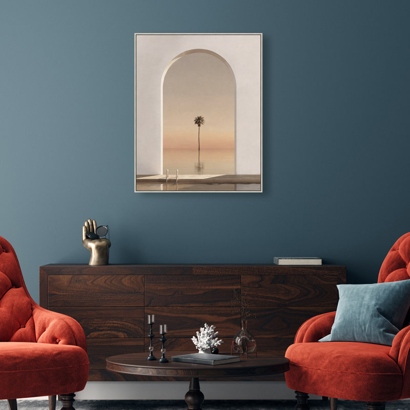 Summer Vision Landscape & Nature Canvas Print by Oliver Gal, Black Frame, 16 x 20, 31"H x 37"W, Silver Floater Frame