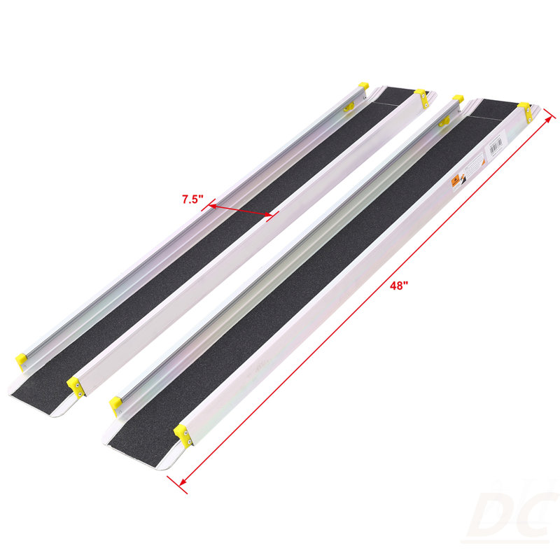 Rampes télescopiques 7 'pour fauteuil roulant réglable