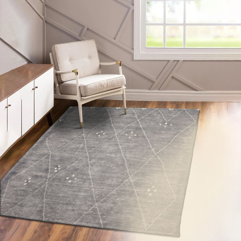 Tapis rectangulaire intérieur / extérieur de conception unique 5 pi 3 po x 7 pi 7 po One-of-a-Kind