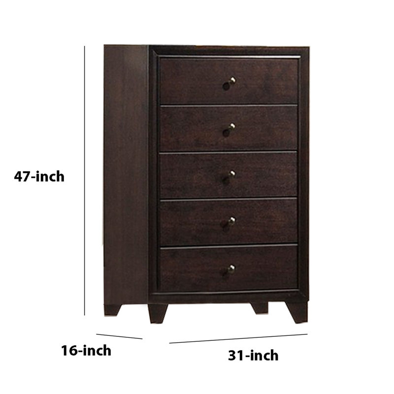 Commode 5 tiroirs Alkire