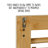 Swivel Bamboo Wall Mount Clothes Drying Rack with 5 Hooks, Natural