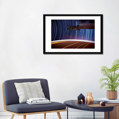 Astronomie et espace, "Long Exposure Star photograph from Space", impression sur toile