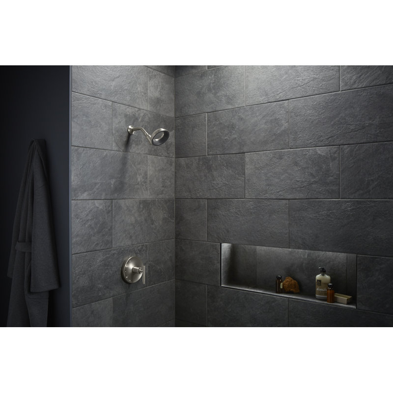 Garniture de valve Kohler Purist Rite-Temp avec poignée levier, Titane éclatant