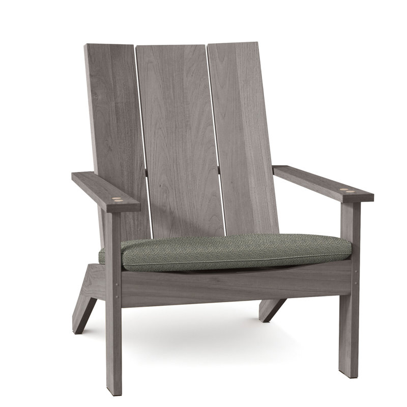 Adirondack en teck Ashland - Huître, Welt, Écorce Intermix, Huître teck
