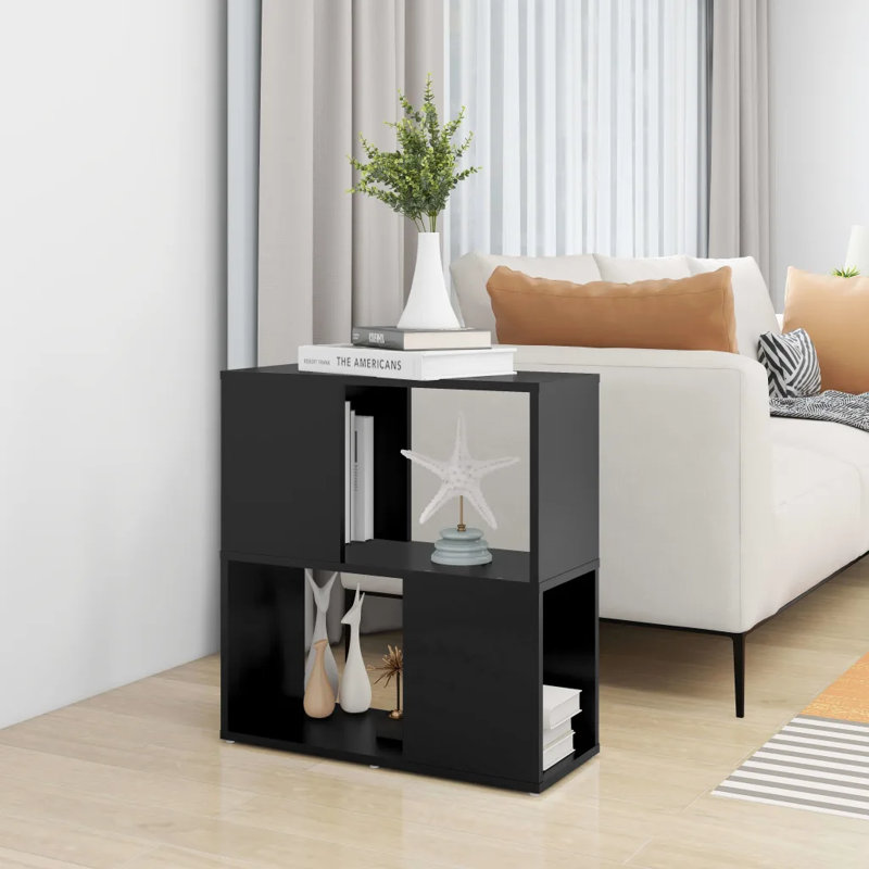 Bibliothèque Anareli, (2 tablettes) H 24,8 po x L 23,6 po x l 9,4 po, Chêne sonoma